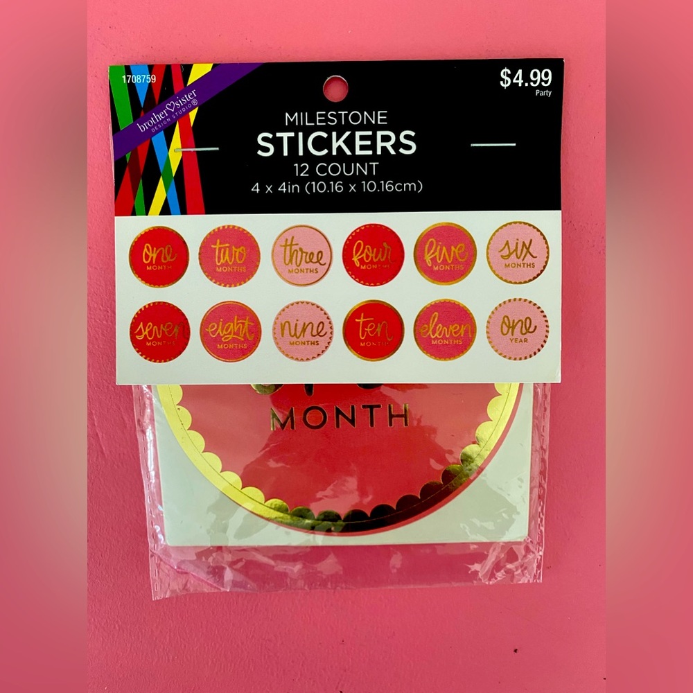 Milestone stickers